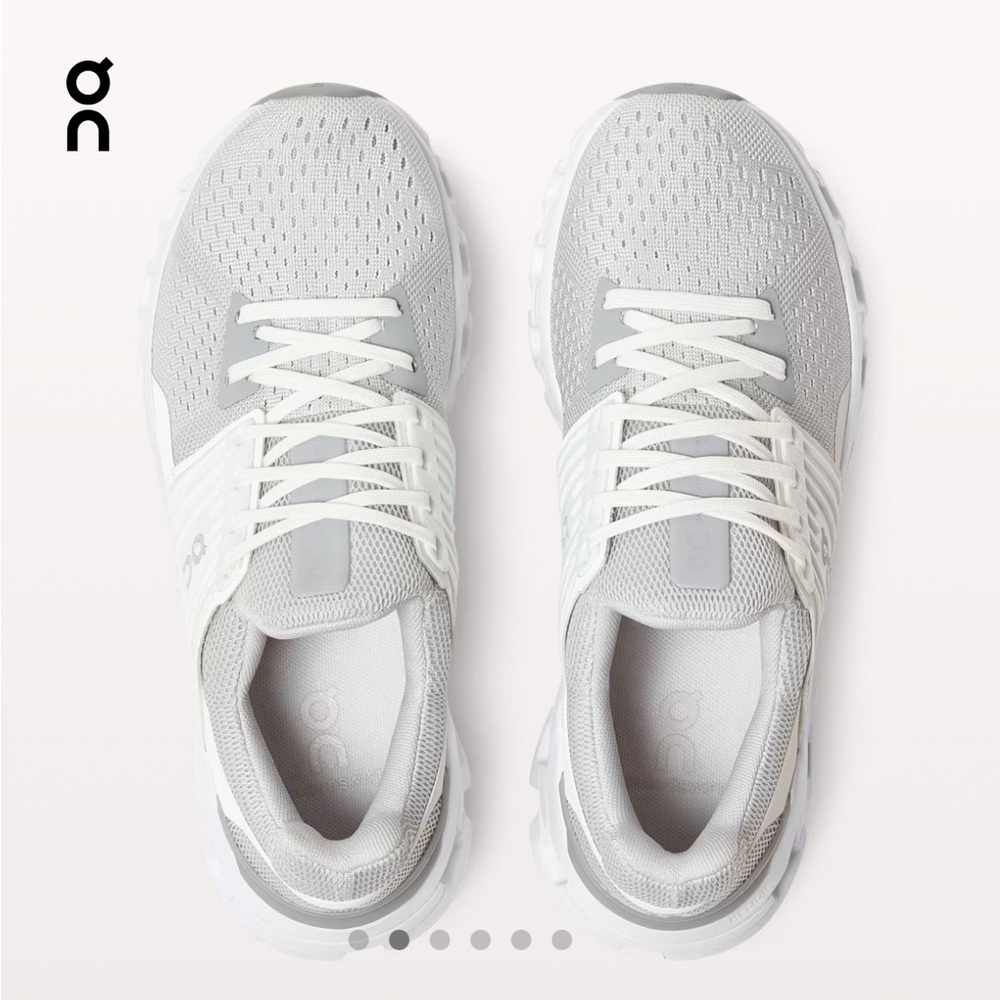On Running Cloudswift shoes in Glacier White 7.5 women
